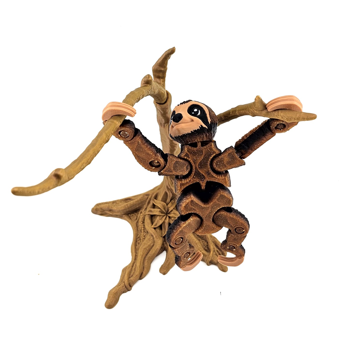 Prospect 3D - 3D Printed Monkey with Tree Stand & Banana – Cute and Cuddly Collection