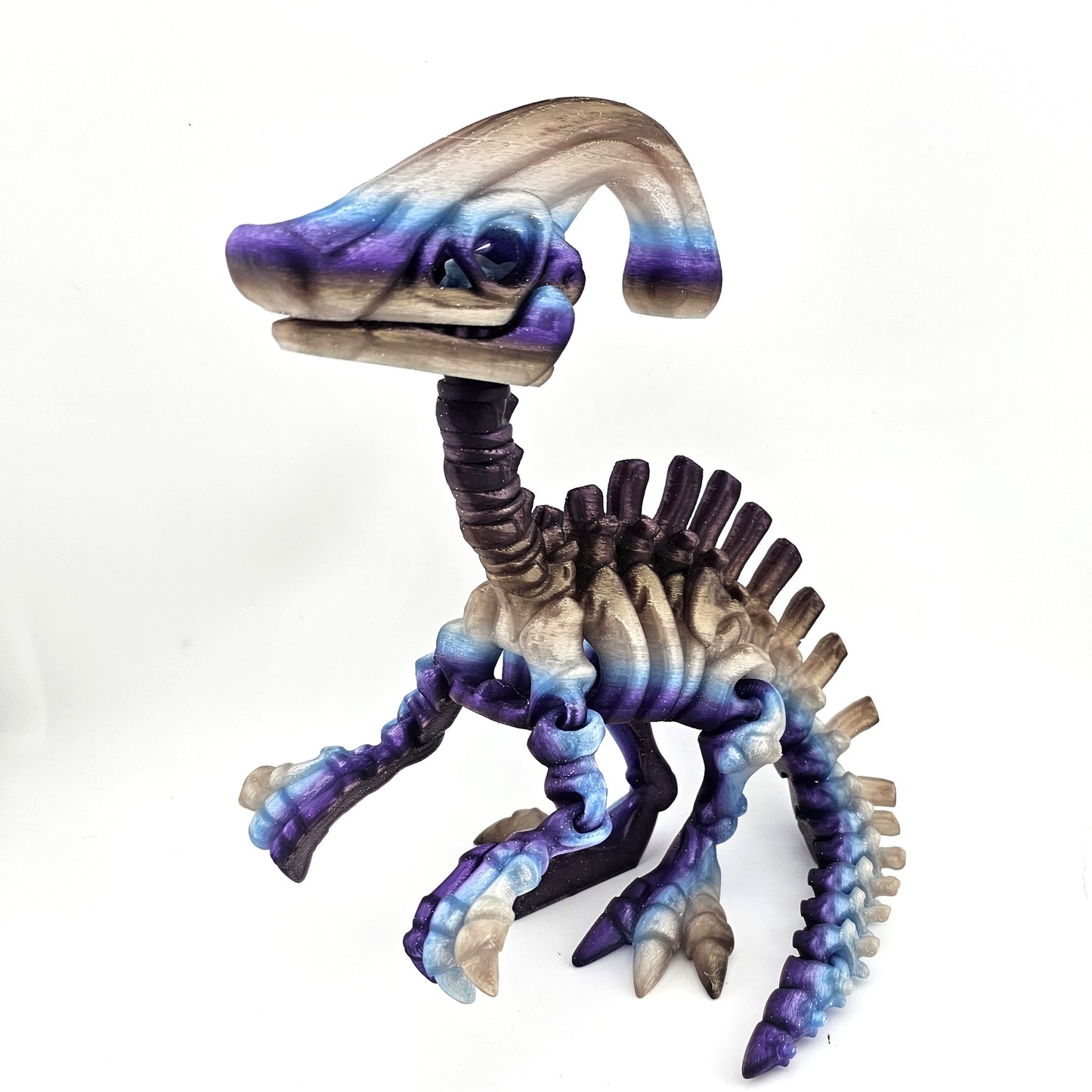 Prospect 3D - The Bone Yard - Jumbo Petey's 11 Inch Tall Dinosaur Skeleton with Detailed Bone Structure and Playful Grin for Dino Enthusiasts