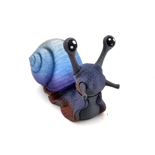 Prospect 3D - 3D Printed Snail Figurine – 3" x 6" Cute Desk Buddy, Planter Companion, Shelf Decor