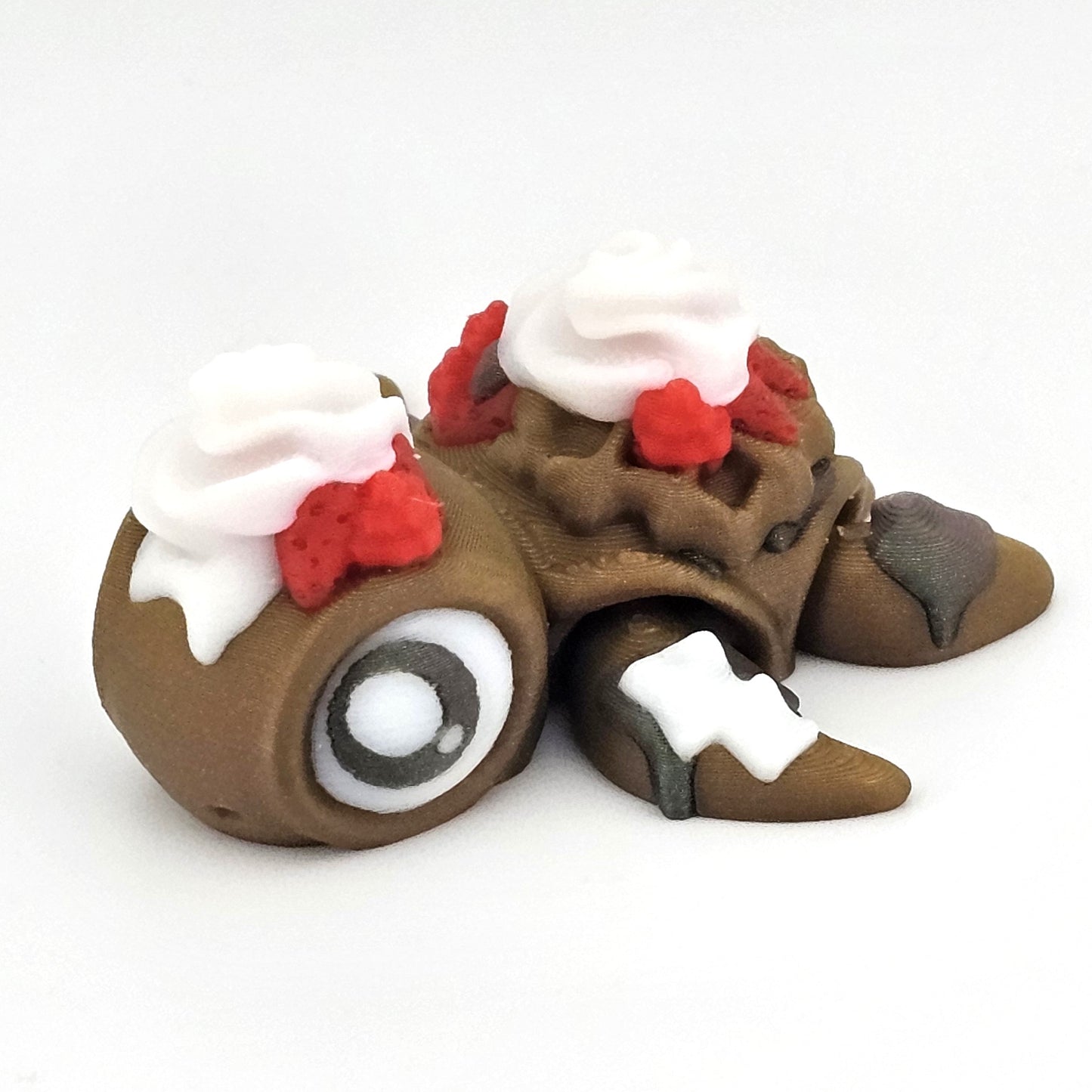 Prospect 3D - Sea Turtle Island - Bakery-Style Sea Turtle Figurine – 2" 3D Printed Mini