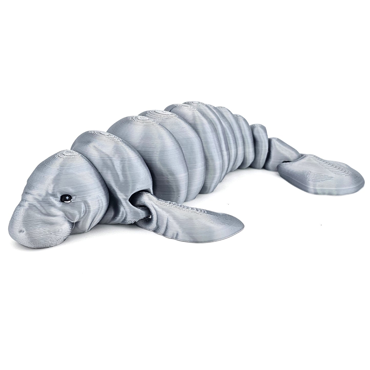 Prospect 3D - 3D Printed Manatee Figurine – 6" x 9.5" – Ocean Lover Desk & Shelf Decor