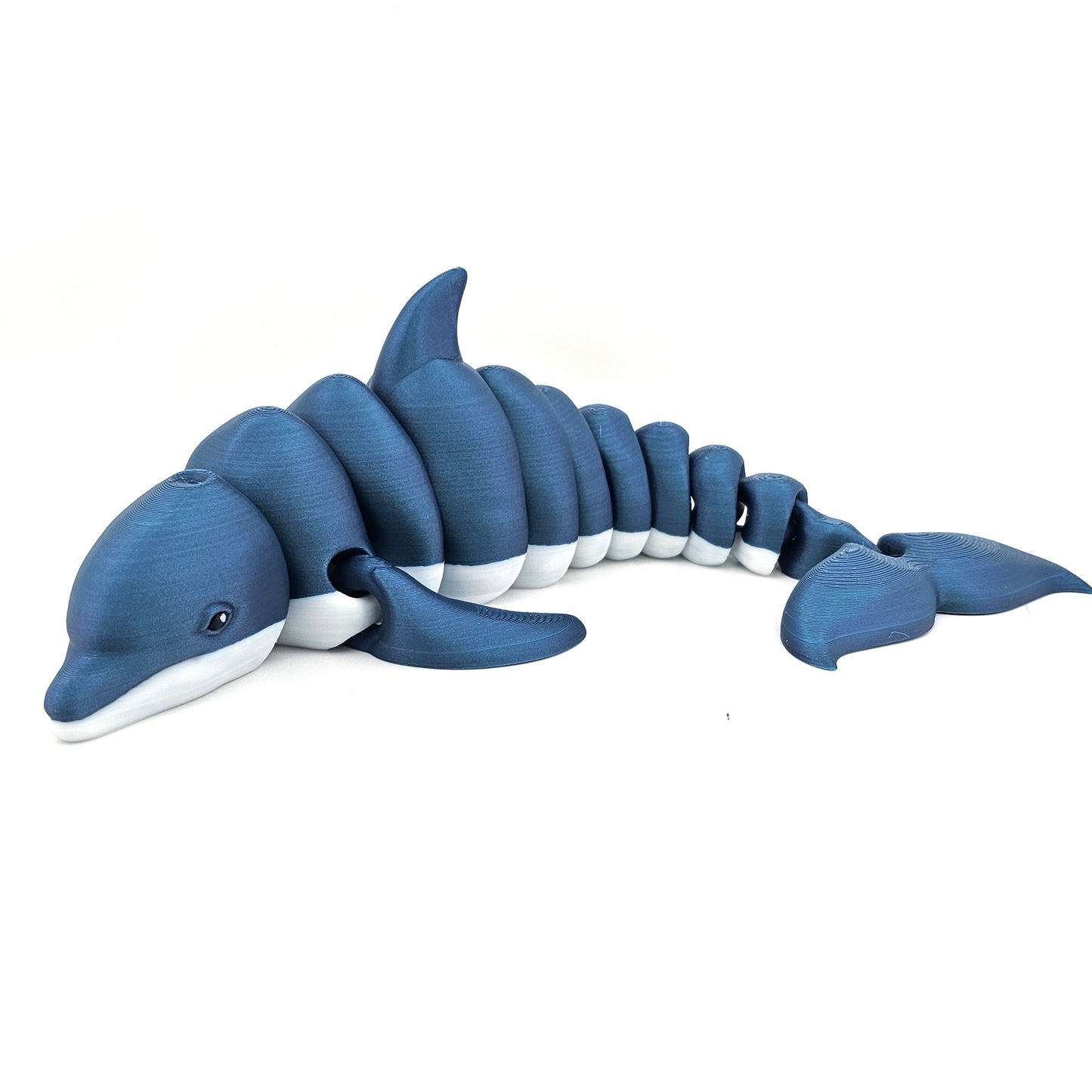 Prospect 3D - Realistic 3D Printed Dolphin Figurine - Sea Turtle Shores Collection - Dimensions: 12 inches long, 6.5 inches wide, 4 inches tall