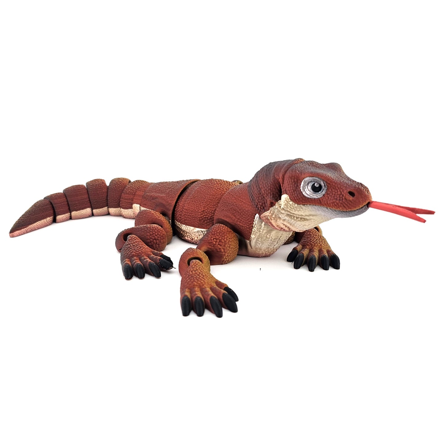 Prospect 3D - 3D Printed Komodo Dragon – Realistic Dragon Figure | 9.5" Wide x 14.5" Long