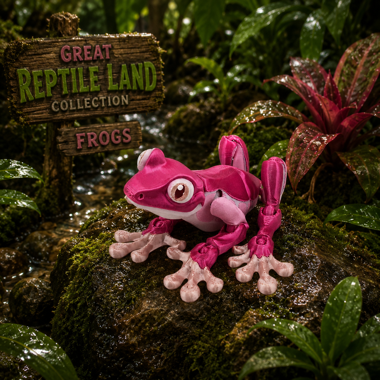 Prospect 3D - 3D Printed Frogs – Great Reptile Land Collection