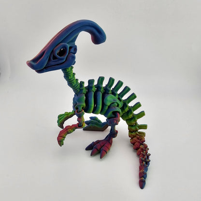 Prospect 3D - The Bone Yard - Large Petey's 6.5 Inch Tall Dinosaur Skeleton with Detailed Bone Structure and Playful Grin for Dino Enthusiasts