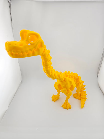 Prospect 3D - The Bone Yard - Jumbo Benny's 13.75 Inches Tall Dinosaur Skeleton with Detailed Bone Structure and Playful Grin for Dino Enthusiasts