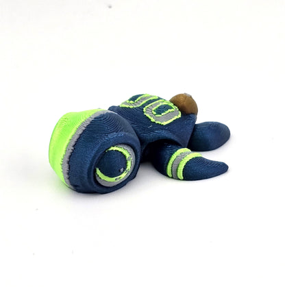 Prospect 3D - Sea Turtle Island - 3D Printed Miniature Football Sea Turtles