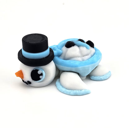 Prospect 3D - Sea Turtle Island - 3D Printed Miniature Christmas Theme Sea Turtles