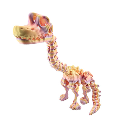 Prospect 3D - The Bone Yard - Jumbo Benny's 13.75 Inches Tall Dinosaur Skeleton with Detailed Bone Structure and Playful Grin for Dino Enthusiasts