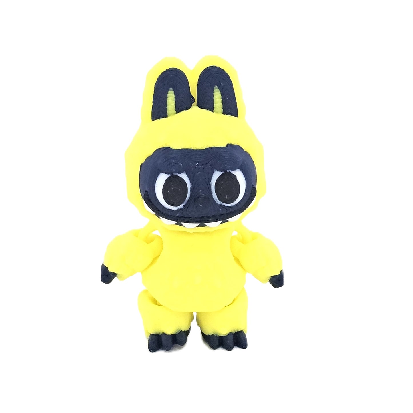 Prospect 3D - Paragold Mini's - Articulated Labubu-Inspired 3" 3D Printed Figure – Poseable Mini Collectible