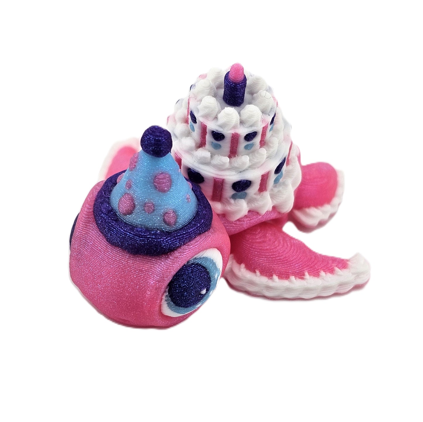 Prospect 3D - Sea Turtle Island - Bakery-Style Sea Turtle Figurine – 2" 3D Printed Mini