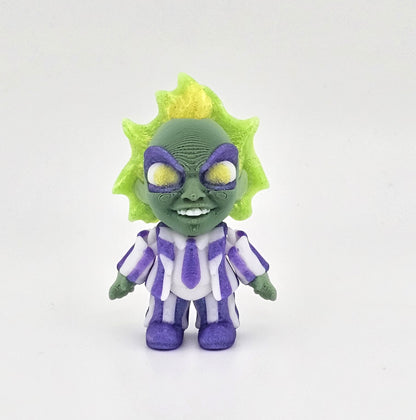 Prospect 3D - Paragold Minis - 3D Printed Beetlejuice-Inspired Mini Figures – 2" Collectible Characters