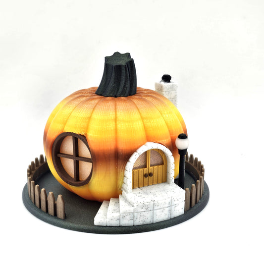 Prospect 3D - Fairy House Corner - Halloween - 3D Printed Tea Light Fairy Houses – Seasonal Miniature Home Décor (3–5")