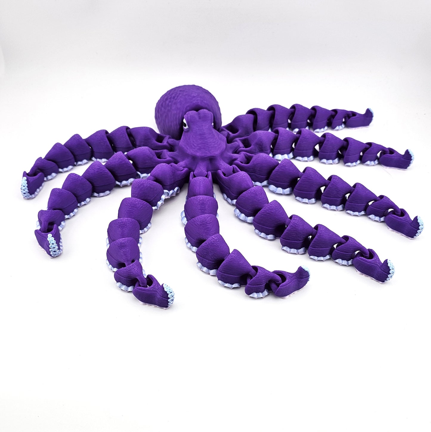 Prospect 3D -  Large 3D Printed Octopus Articulated Decor – Sea Turtle Shores Collection - 11 inches long
