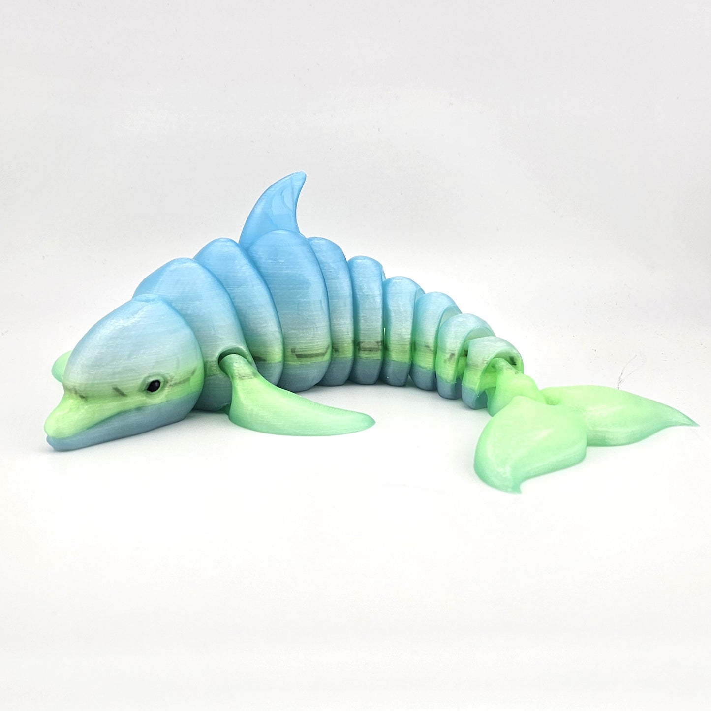 Prospect 3D - Realistic 3D Printed Dolphin Figurine - Sea Turtle Shores Collection - Dimensions: 12 inches long, 6.5 inches wide, 4 inches tall