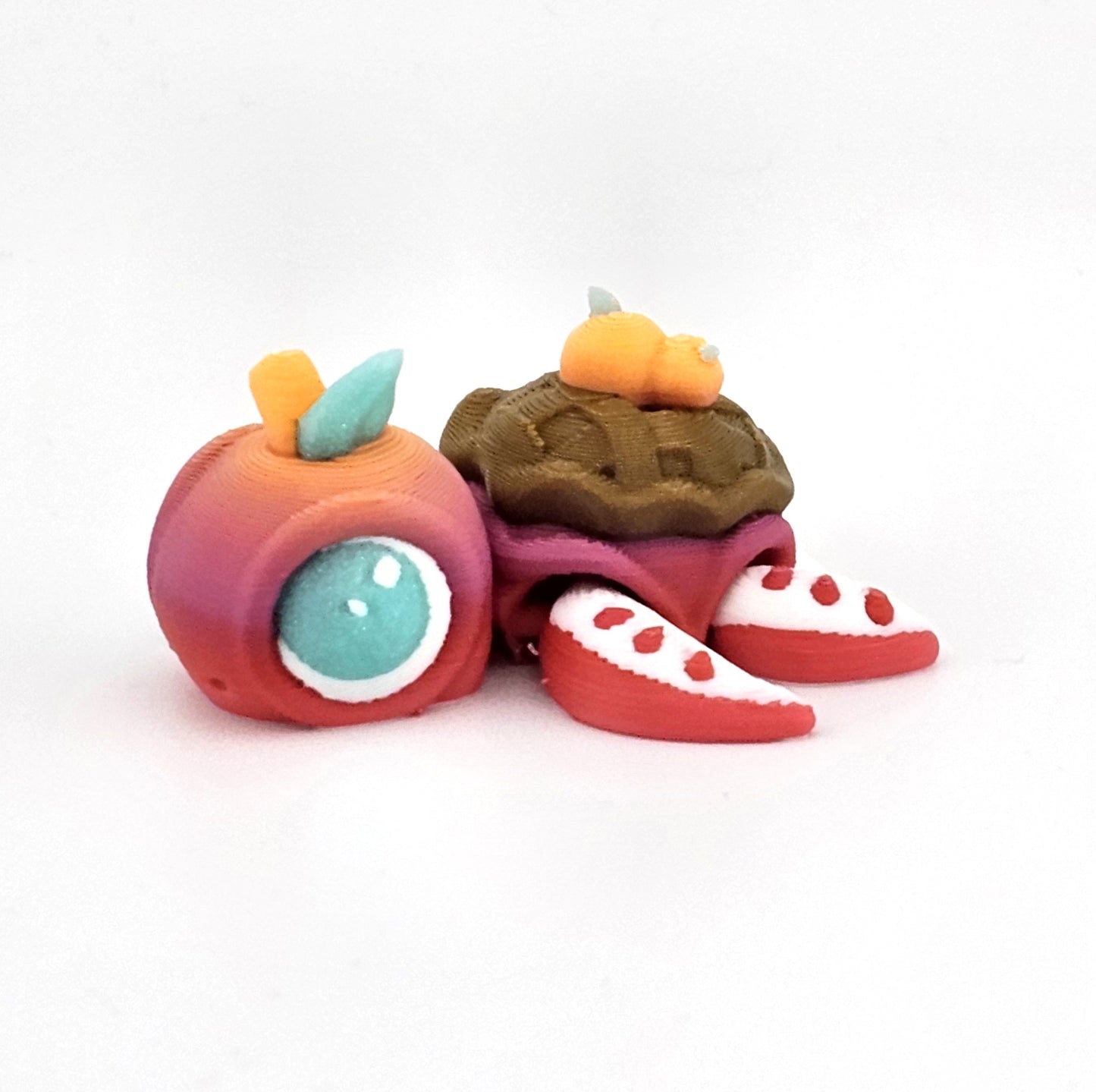 Prospect 3D - Sea Turtle Island - Bakery-Style Sea Turtle Figurine – 2" 3D Printed Mini
