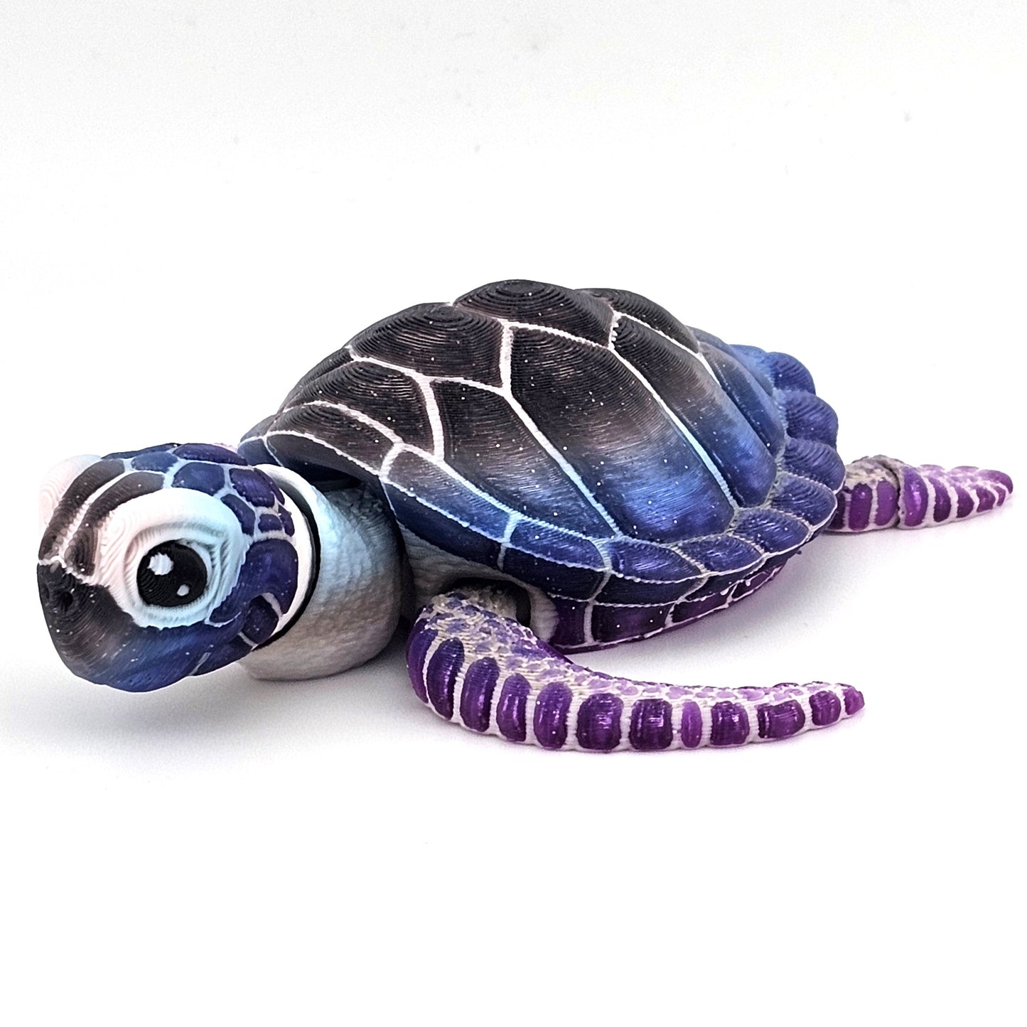 Prospect 3D - Baby Sea Turtle Articulated Figure - 3D Printed - Sea Turtle Shores Collection - 5x4.75x1.5 Dimensions