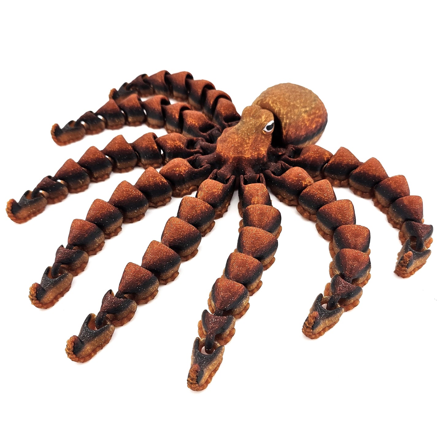 Prospect 3D -  Large 3D Printed Octopus Articulated Decor – Sea Turtle Shores Collection - 11 inches long