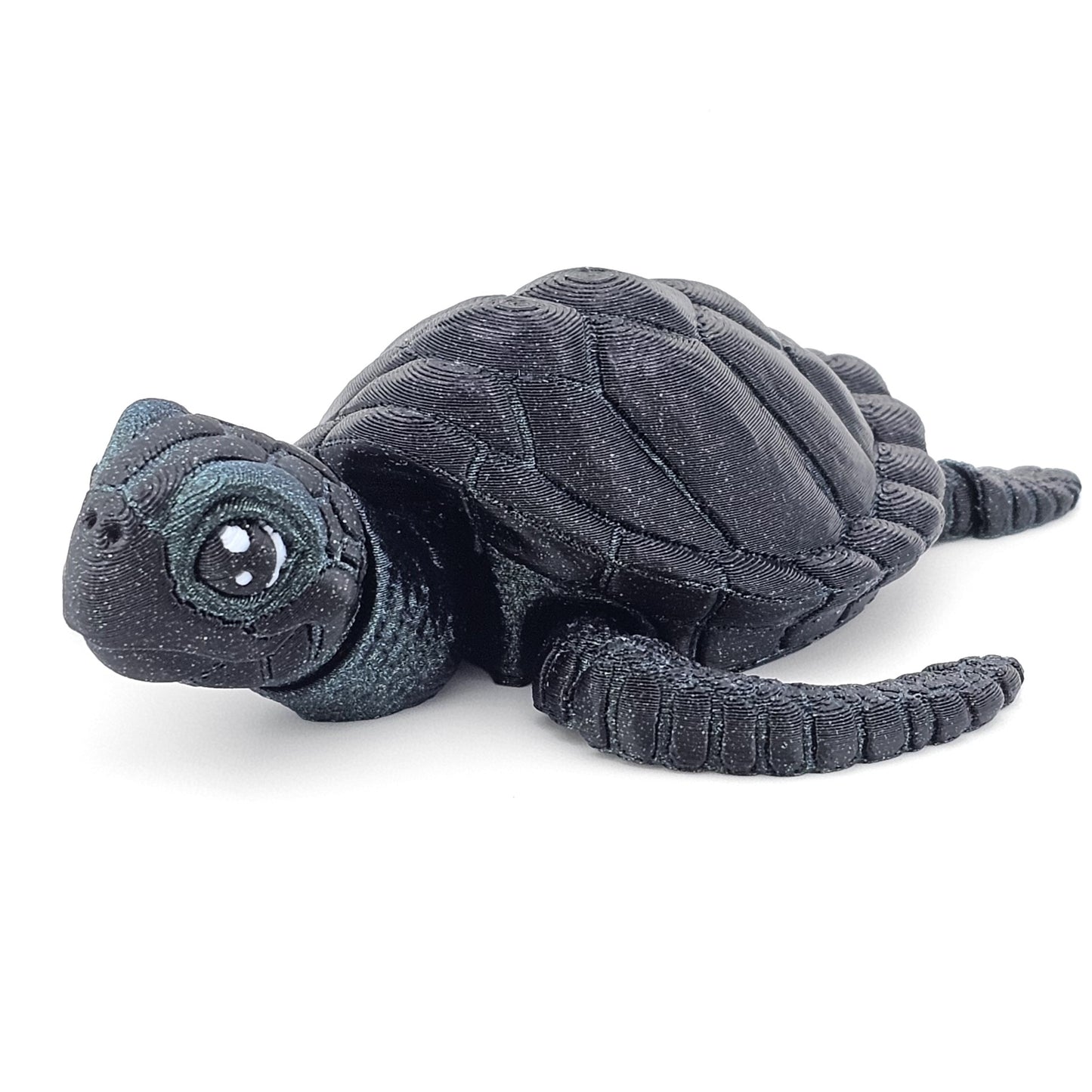 Prospect 3D - Baby Sea Turtle Articulated Figure - 3D Printed - Sea Turtle Shores Collection - 5x4.75x1.5 Dimensions