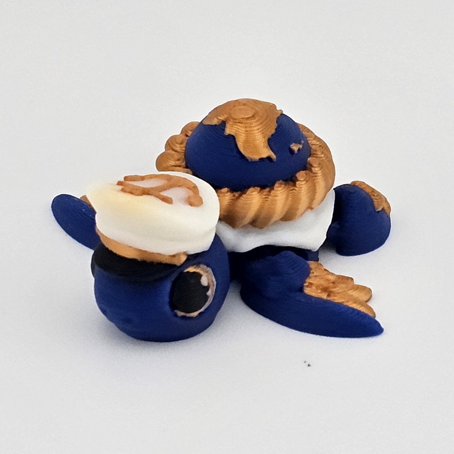 Prospect 3D - 3D Printed Service Mini Sea Turtle – Sea Turtle Shores Collection (Army, Navy, Marine, Air Force, Coast Guard, Police)