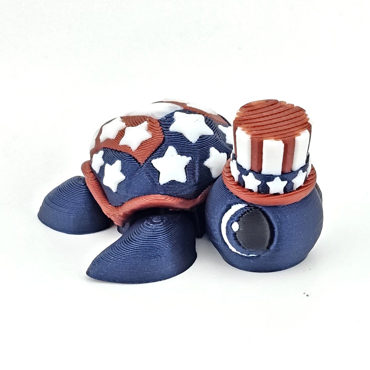 Prospect 3D - 3D Printed Service Mini Sea Turtle – Sea Turtle Shores Collection (Army, Navy, Marine, Air Force, Coast Guard, Police)