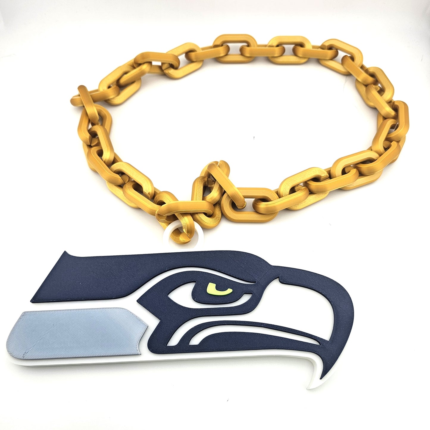 Prospect 3D - Football Hype Chains - 3D Printed Jumbo Football Team Logo Hype Chain