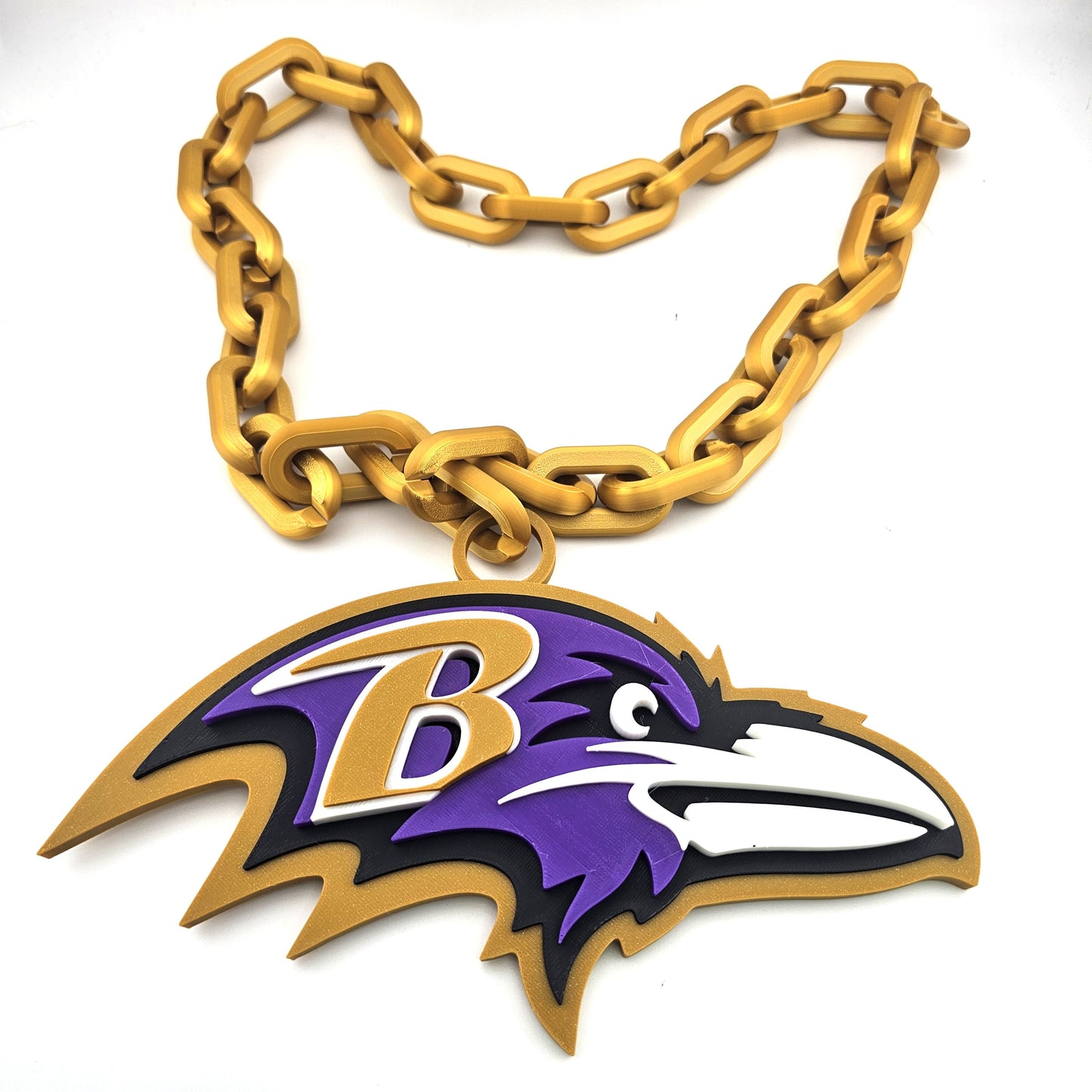 Prospect 3D - Football Hype Chains - 3D Printed Jumbo Football Team Logo Hype Chain