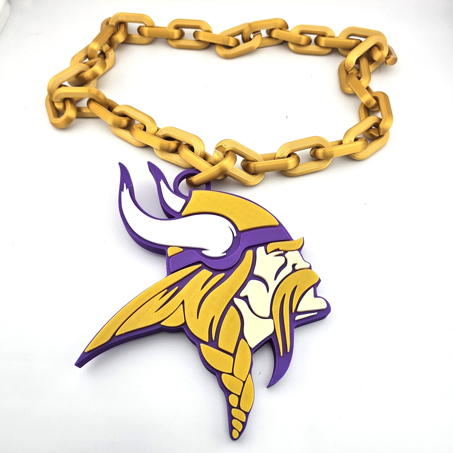 Prospect 3D - Football Hype Chains - 3D Printed Jumbo Football Team Logo Hype Chain