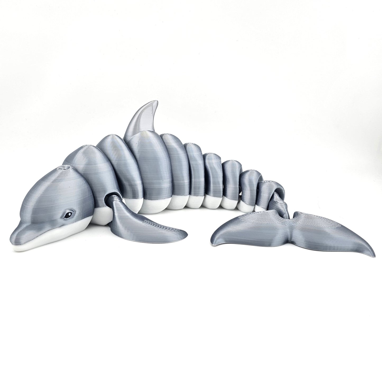 Prospect 3D - Realistic 3D Printed Dolphin Figurine - Sea Turtle Shores Collection - Dimensions: 12 inches long, 6.5 inches wide, 4 inches tall