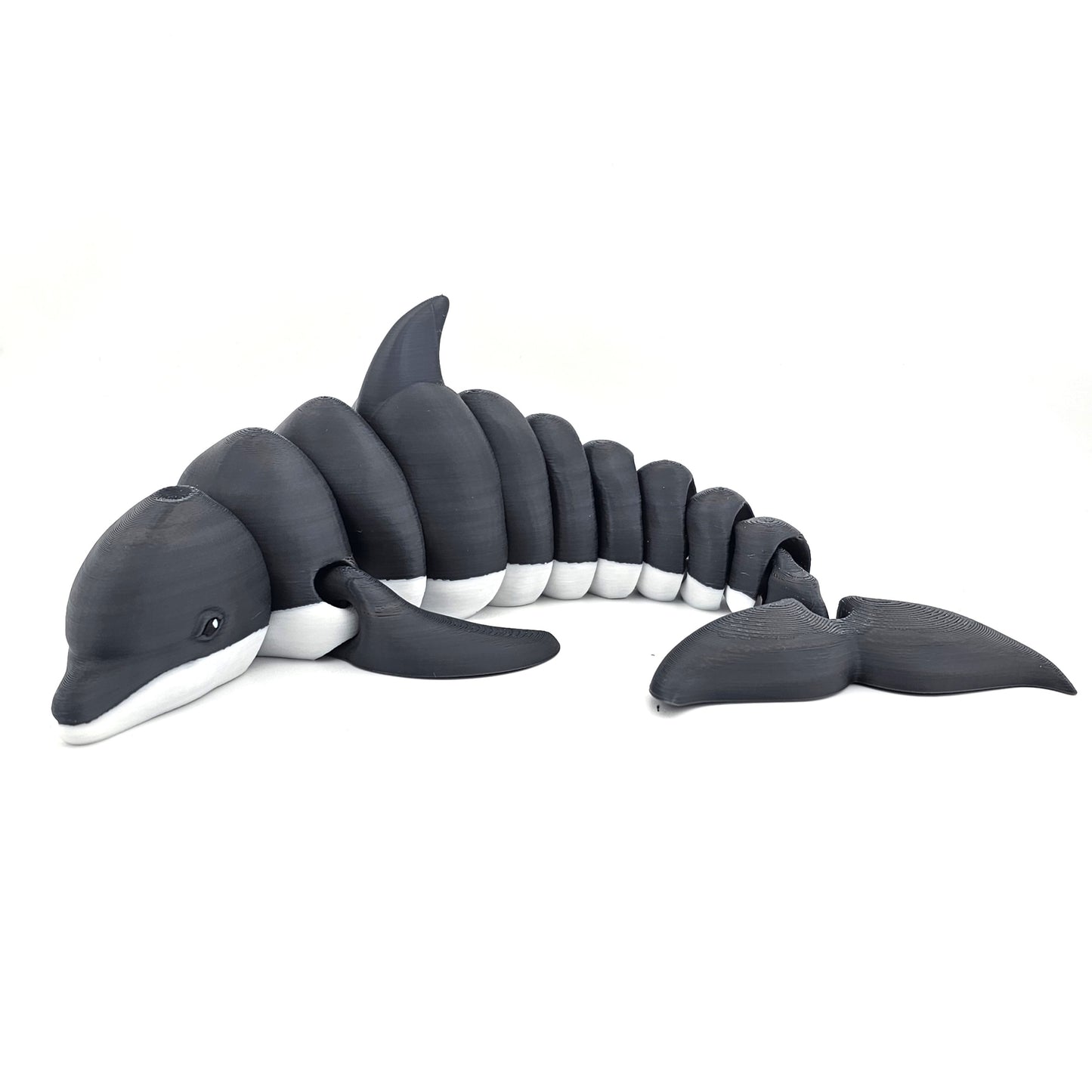 Prospect 3D - Realistic 3D Printed Dolphin Figurine - Sea Turtle Shores Collection - Dimensions: 12 inches long, 6.5 inches wide, 4 inches tall