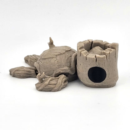 Prospect 3D - Sea Turtle Island – 2" Mini 3D Printed Sea Turtle (Various Themes)