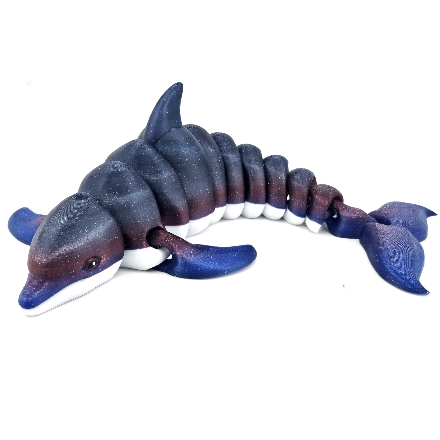 Prospect 3D - Realistic 3D Printed Dolphin Figurine - Sea Turtle Shores Collection - Dimensions: 12 inches long, 6.5 inches wide, 4 inches tall