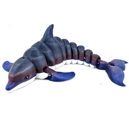 Prospect 3D - Realistic 3D Printed Dolphin Figurine - Sea Turtle Shores Collection - Dimensions: 12 inches long, 6.5 inches wide, 4 inches tall