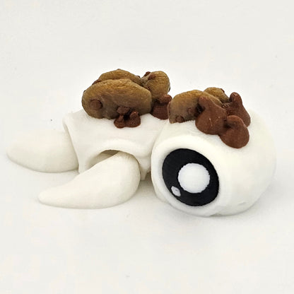Prospect 3D - Sea Turtle Island - Bakery-Style Sea Turtle Figurine – 2" 3D Printed Mini