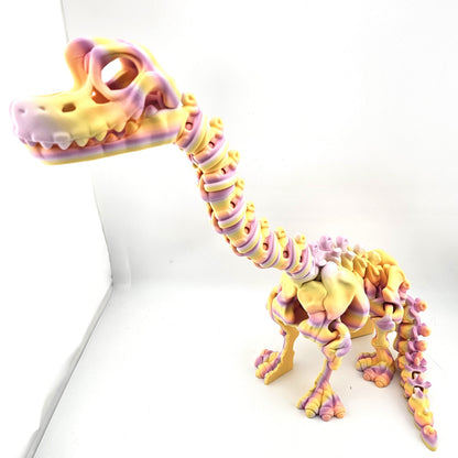 Prospect 3D - The Bone Yard - Jumbo Benny's 13.75 Inches Tall Dinosaur Skeleton with Detailed Bone Structure and Playful Grin for Dino Enthusiasts