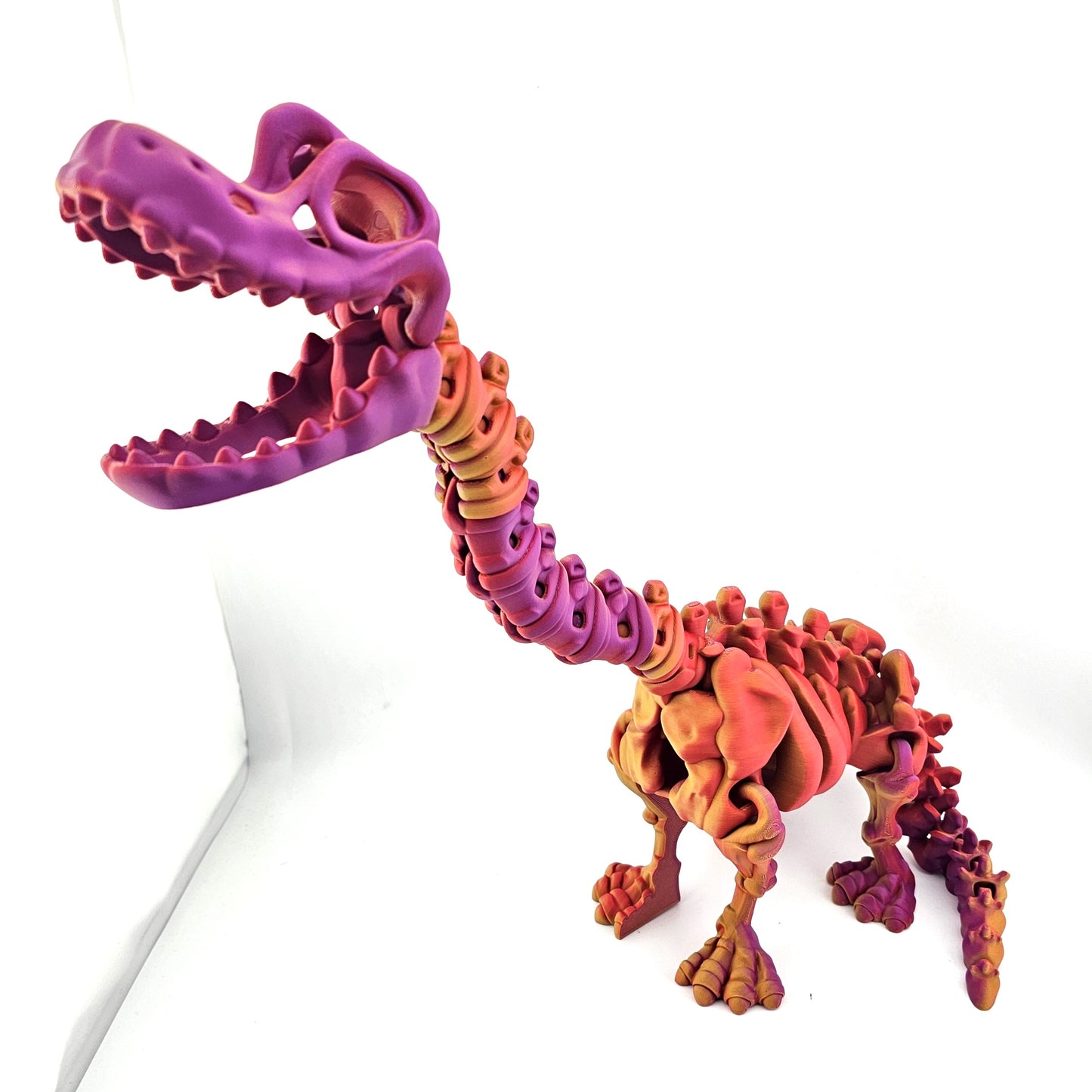 Prospect 3D - The Bone Yard - Jumbo Benny's 13.75 Inches Tall Dinosaur Skeleton with Detailed Bone Structure and Playful Grin for Dino Enthusiasts