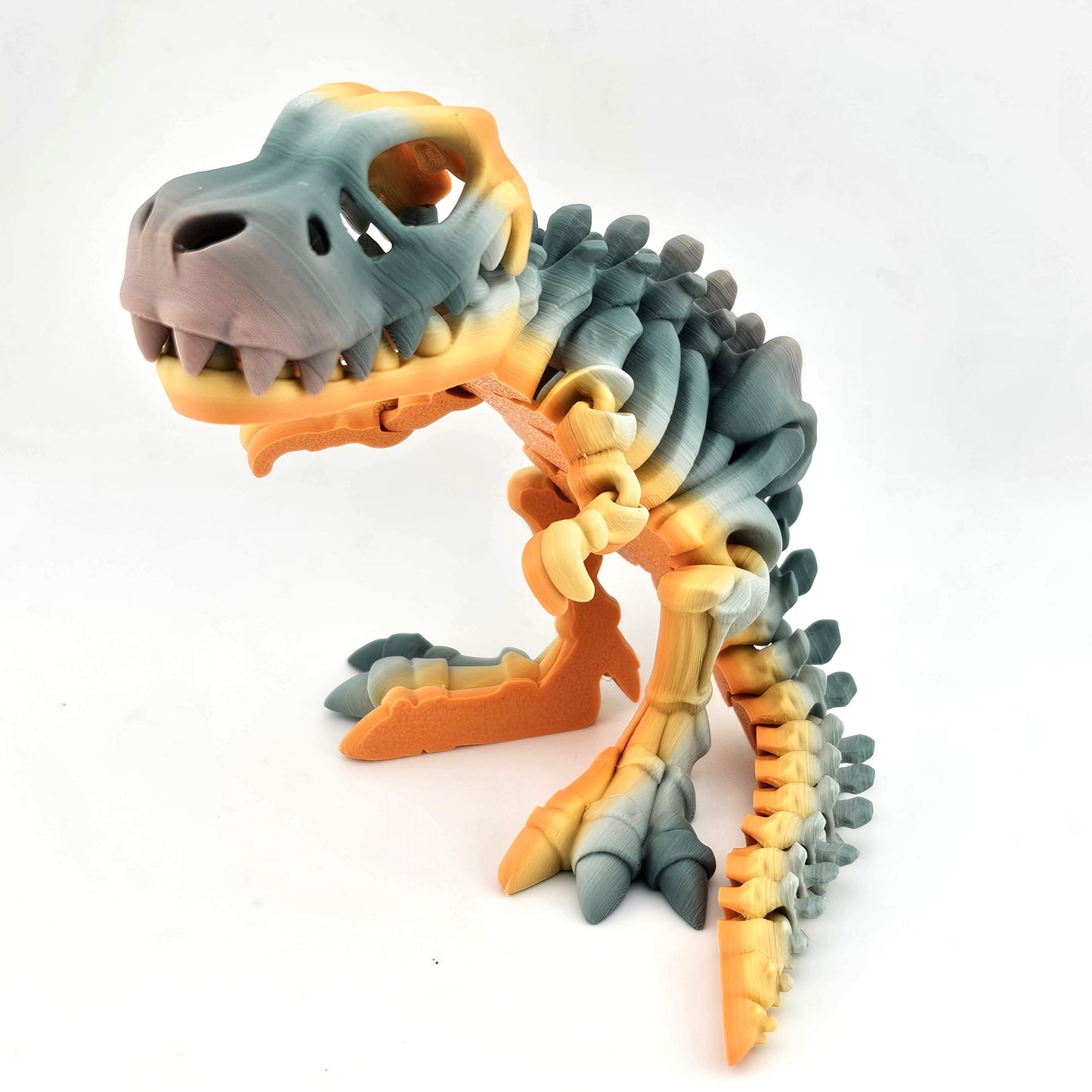 Prospect 3D - The Bone Yard - Large Terry's 5 Inches Tall Dinosaur Skeleton with Detailed Bone Structure and Playful Grin for Dino Enthusiasts