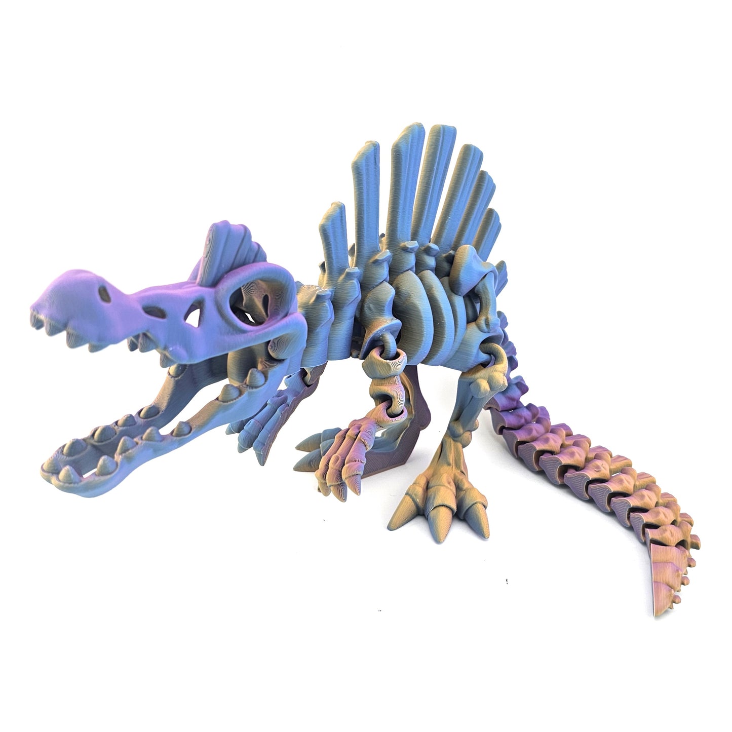 Prospect 3D - The Bone Yard - Jumbo Stewart's 7 Inches Tall Dinosaur Skeleton with Detailed Bone Structure and Playful Grin for Dino Enthusiasts
