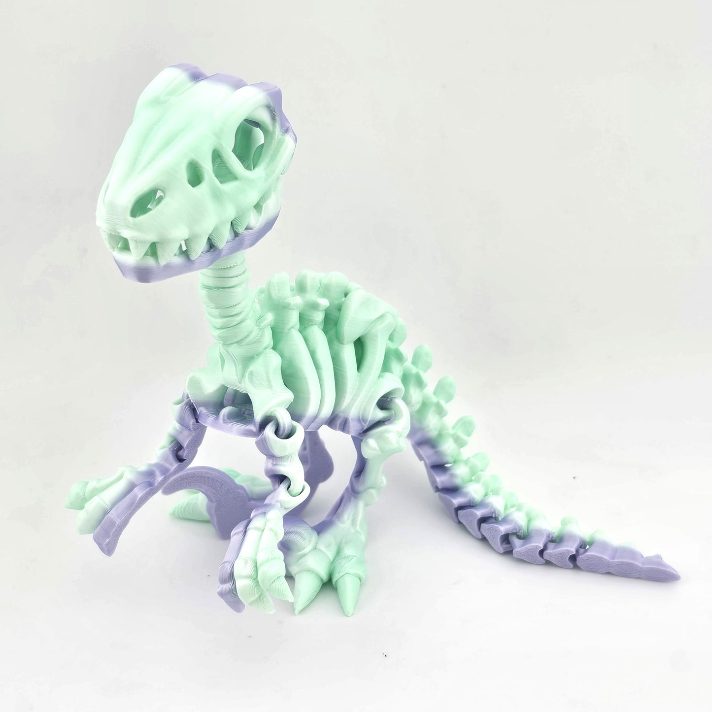 Prospect 3D - Large Raptor Skeleton – 3D Printed Dinosaur Fossil Model (Bone Yard Collection)