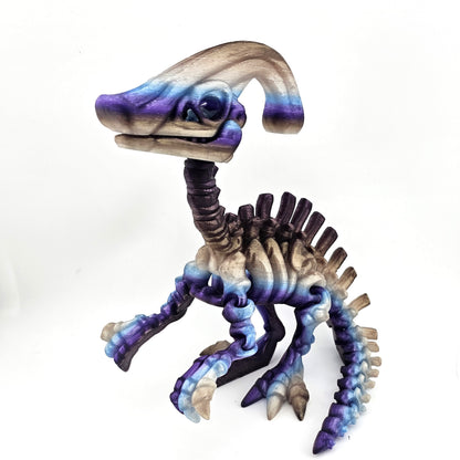 Prospect 3D - The Bone Yard - Jumbo Petey's 11 Inch Tall Dinosaur Skeleton with Detailed Bone Structure and Playful Grin for Dino Enthusiasts