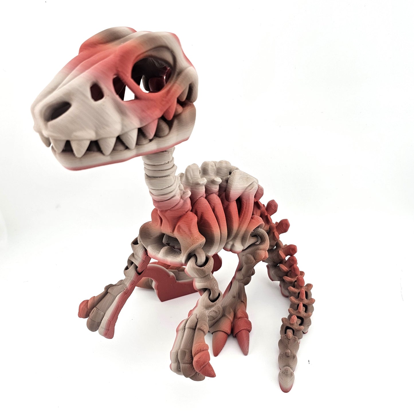 Prospect 3D - The Bone Yard - Jumbo Blue's 9 Inches Tall Dinosaur Skeleton with Detailed Bone Structure and Playful Grin for Dino Enthusiasts