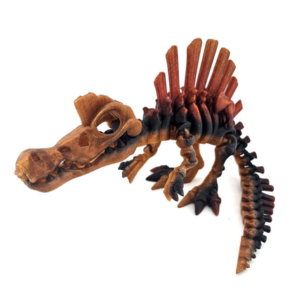 Prospect 3D - The Bone Yard - Jumbo Stewart's 7 Inches Tall Dinosaur Skeleton with Detailed Bone Structure and Playful Grin for Dino Enthusiasts