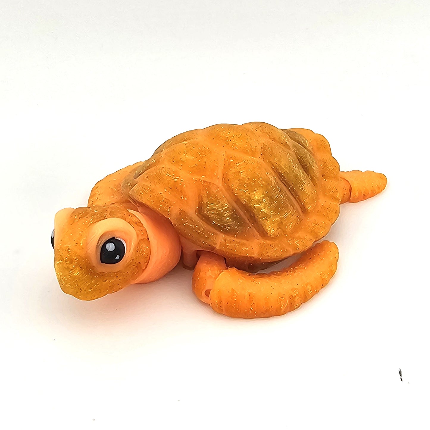 Prospect 3D - Baby Sea Turtle Articulated Figure - 3D Printed - Sea Turtle Shores Collection - 5x4.75x1.5 Dimensions