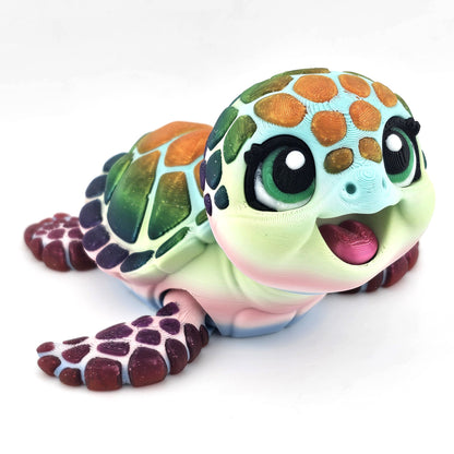 Prospect 3D - Happy Baby Sea Turtle – 3D Printed - Sea Turtle Shores Collection