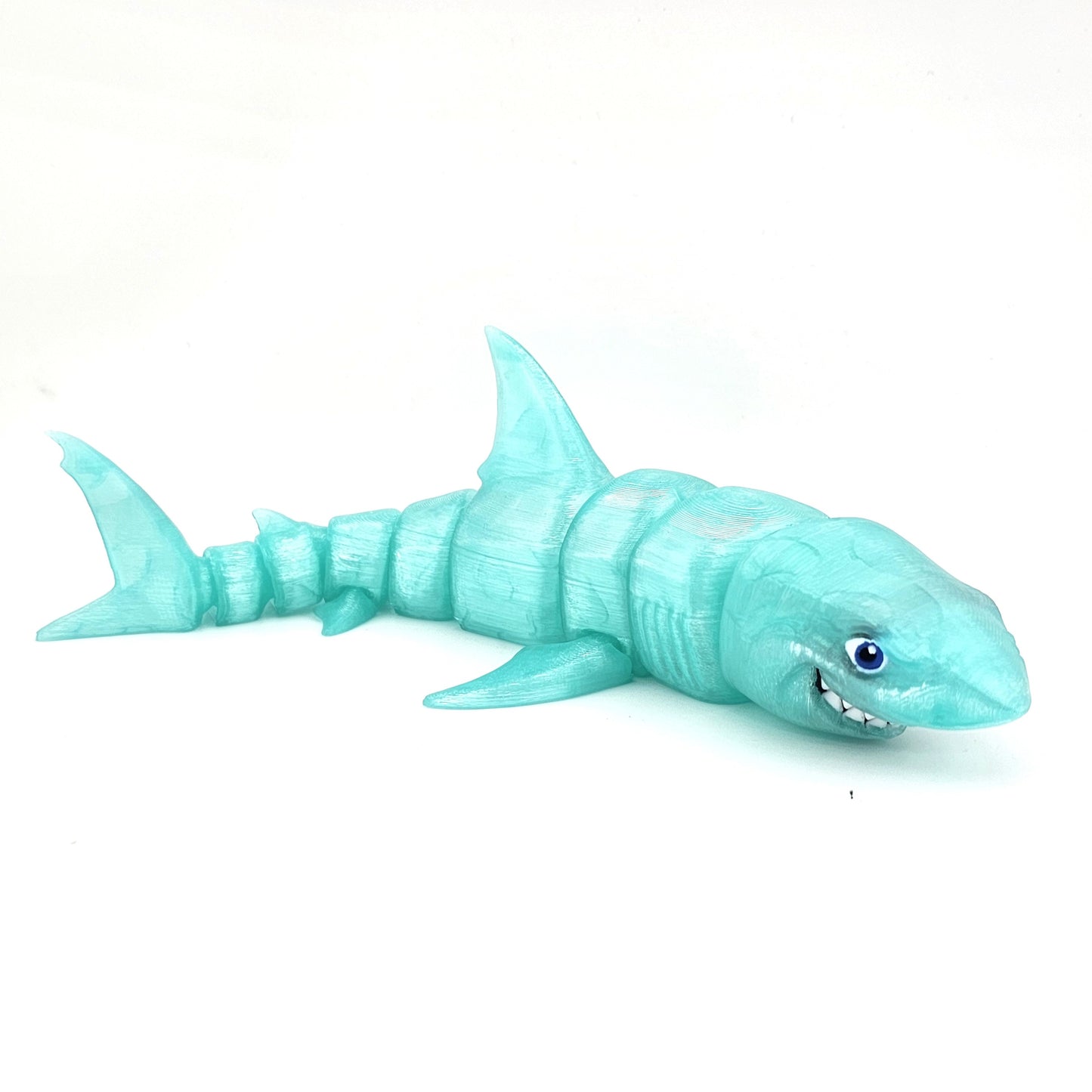 Prospect 3D - 3D Printed Shark Figurines – Great White & Hammerhead | 3" x 10.5" Ocean Decor