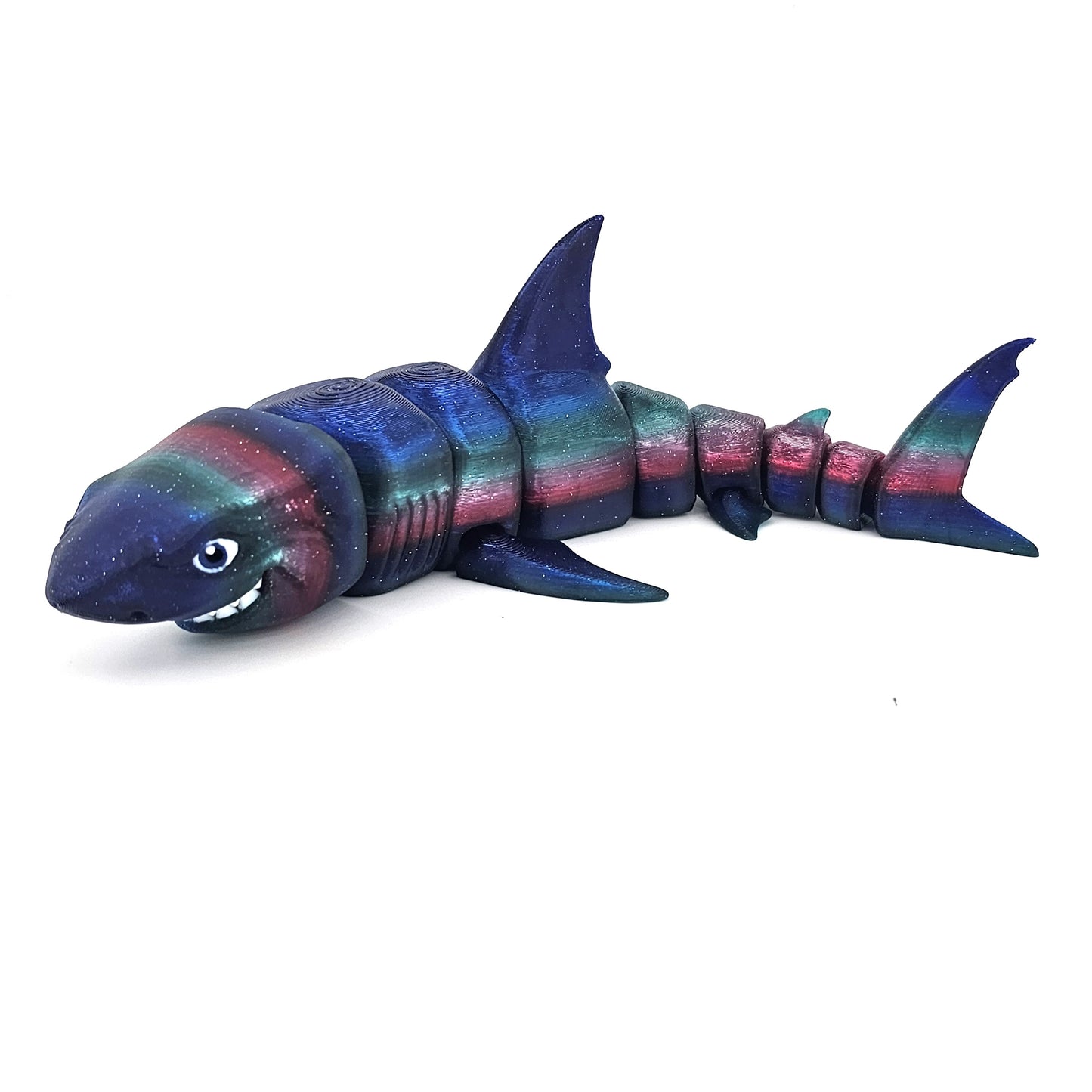 Prospect 3D - 3D Printed Shark Figurines – Great White & Hammerhead | 3" x 10.5" Ocean Decor