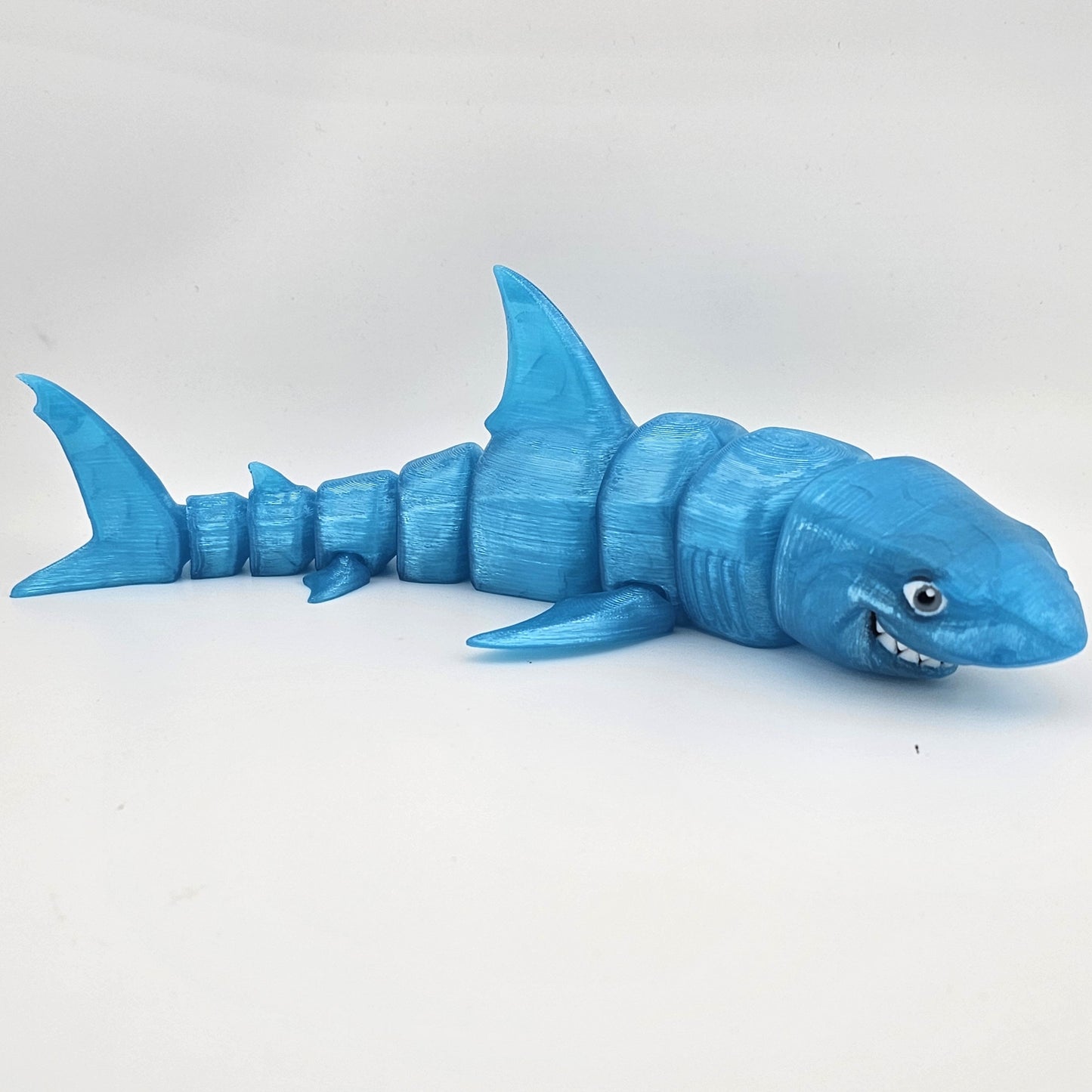 Prospect 3D - 3D Printed Shark Figurines – Great White & Hammerhead | 3" x 10.5" Ocean Decor