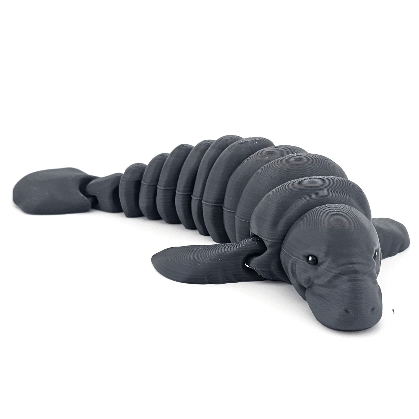 Prospect 3D - 3D Printed Manatee Figurine – 6" x 9.5" – Ocean Lover Desk &amp; Shelf Decor