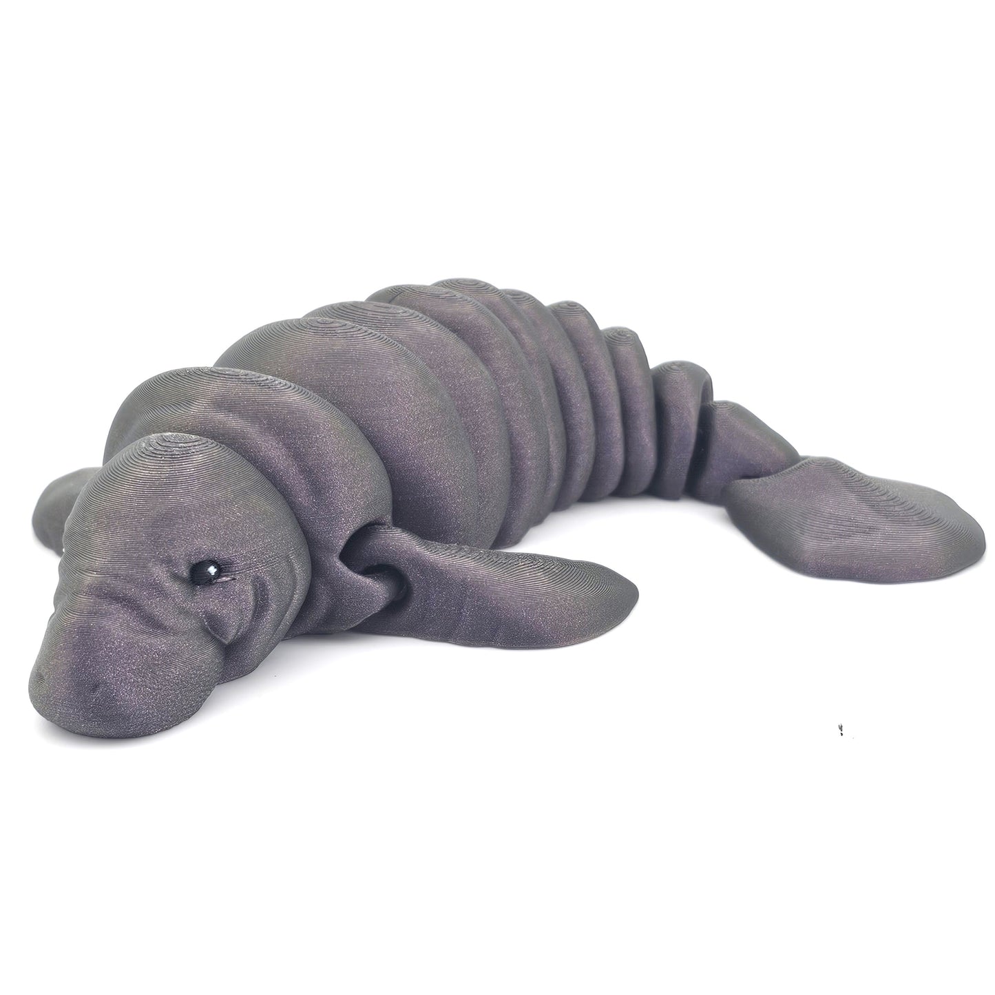 Prospect 3D - 3D Printed Manatee Figurine – 6" x 9.5" – Ocean Lover Desk &amp; Shelf Decor