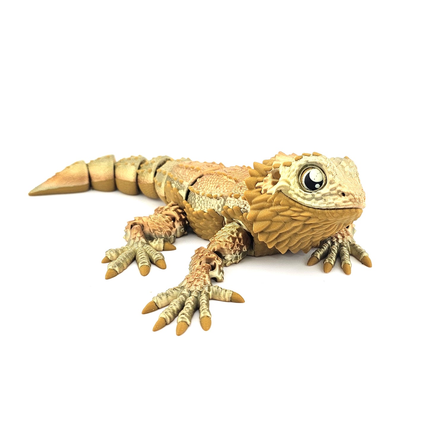 Prospect 3D - 3D Printed Bearded Dragon – Realistic 8" x 11" Articulated Model
